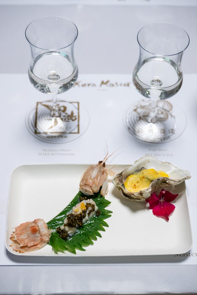 Kura Master2025 日本酒と牡蠣の写真